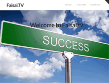 Tablet Screenshot of faisal.tv